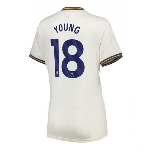 Fotbalové Dres Everton Ashley Young #18 Dámské Alternativní 2024-25 Krátký Rukáv